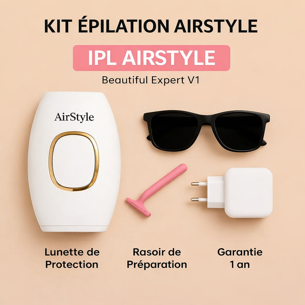 Épilateur IPL AirStyle® – Épilation Définitive Corps & Visage