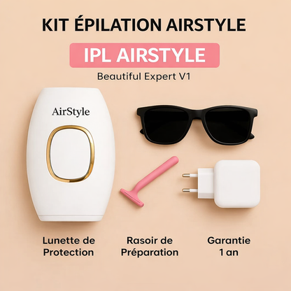 Épilateur IPL AirStyle® – Épilation Définitive Corps & Visage