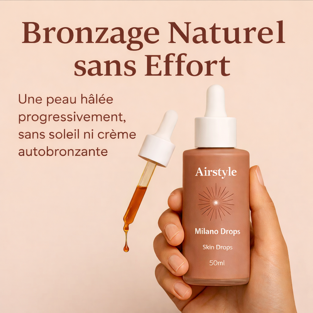 Bronzage naturel sans crème – Gouttes autobronzantes | AirStyle® skin