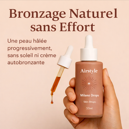 Bronzage naturel sans crème – Gouttes autobronzantes | AirStyle® skin