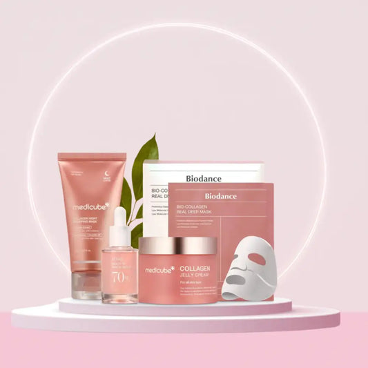 Pack Collagène : Medicube, Anua & Biodance : 5 Soins Réparateurs & Hydratants